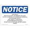 Signmission OSHA Notice, 5" Height, Pool Rules No Running No Rough Play No Sign, 7" X 5", Landscape OS-NS-D-57-L-17698 - alternate 1